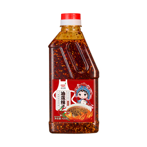 太太笑油泼辣子420g正宗红油辣椒油香辣凉拌菜调料家用凉皮调味料