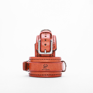 W.H Spank皮质手拷捆禁锢绑情侣夫妻魔术道具金属链可调节牵引链1