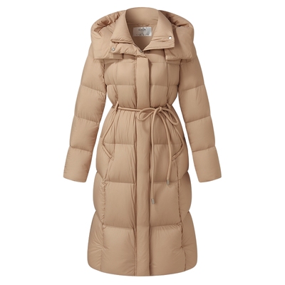 歌莉娅冬季长款鹅绒羽绒服女外套