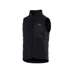 李宁摇粒绒运动马甲跑步男冬季专业冬训马甲防风保暖通勤休闲春季