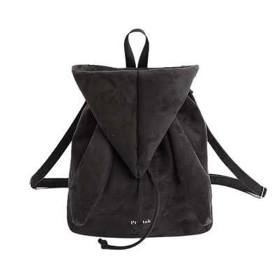 韩国时尚麂皮绒包包女2025新款秋冬休闲可爱双肩包大容量通勤背包