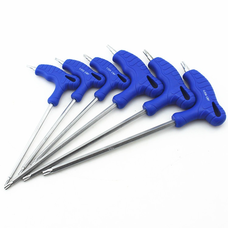 鹏工工具 T型梅花内六角扳手 T字内六角板手 T10-T30 单支价