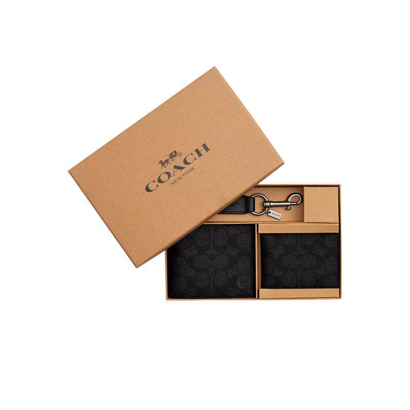 COACH/蔻驰男士钱包卡包礼盒