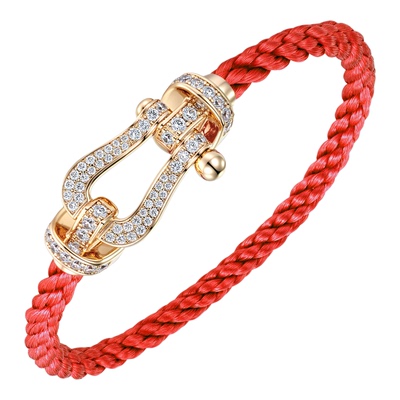 TWINSLULU编织红色手链