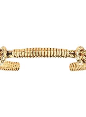 法国Aurelie Bidermann 手镯编织打结手镯开口女中古复古做旧手环
