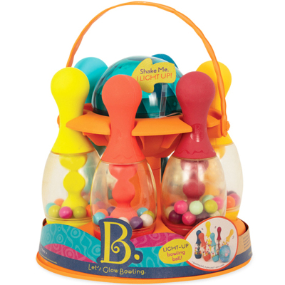 B.比乐发光保龄球儿童室内玩具