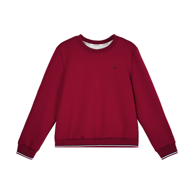 圆领正肩女士卫衣秋冬加绒加厚