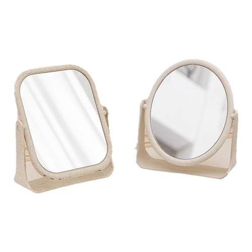 双面台式化妆镜家用简约折叠化妆便携妆镜台学生桌面立式公主镜子