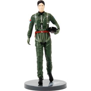 特尔博1:18飞行员模型歼20歼16试飞员手办模型摆件玩偶纪念品