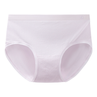松山棉店小麦穗女士蚕柔裤7A抑菌60S莫代尔三角裤透气不闷内裤女