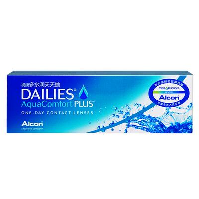爱尔康视康隐形近视眼镜日抛盒30片多水润天天抛舒适氧