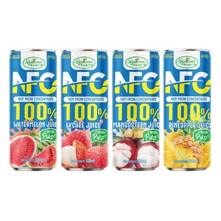 越南进口果子满分果汁nfc西瓜汁荔枝汁山竹汁菠萝汁饮料320ml*6