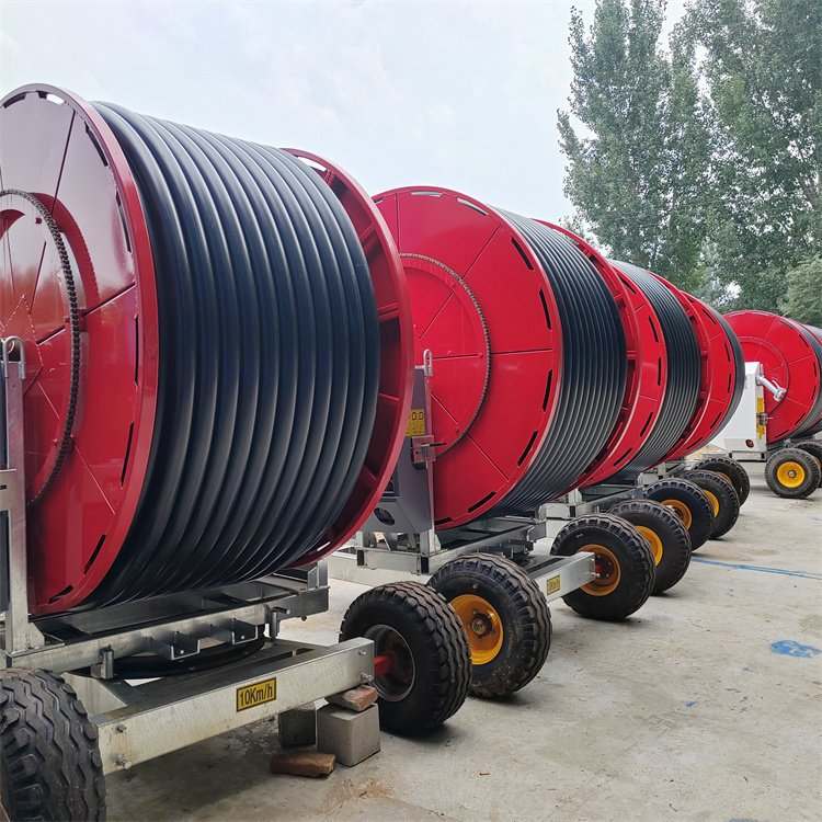 农业小型卷盘式喷灌机JP7590-400米500米带30米桁架绞盘便携折叠