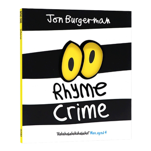 Rhyme Crime 押韵的文字游戏 Jon Burgerman 幽默韵文绘本  英文原版