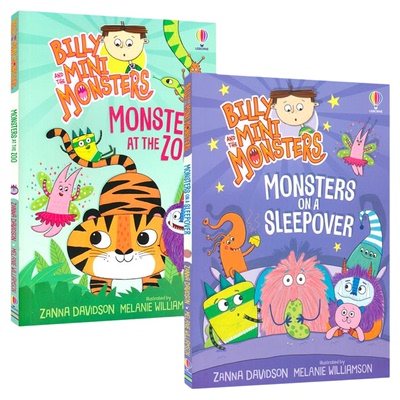 Billy And The Mini Monsters 尤斯伯恩 比利和小怪兽 友谊故事 初级章节桥梁书 冒险 英语课外读物 英文原版进口儿童图书