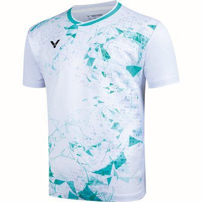 威克多男女款短袖T恤羽毛球服