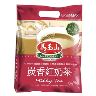 台湾马玉山炭香红奶茶红茶奶茶粉即饮下午茶饮品独立包装0植脂末