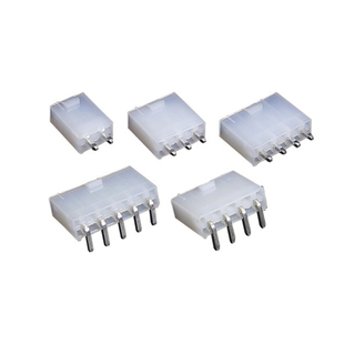 汽车连接器 单排5557针座 直针座弯针1*2p3p4p5p6pin pcb焊板插座