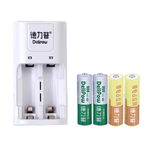 德力普充电电池5号14500磷酸铁锂3.2v大容量ccd相机10440五七7号