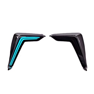 适用埃尔法ALPHARD30系牛角灯蒙娜丽莎7字日行灯流水转向幻彩七彩