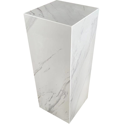 爵士白大理石底座玄关装饰摆台