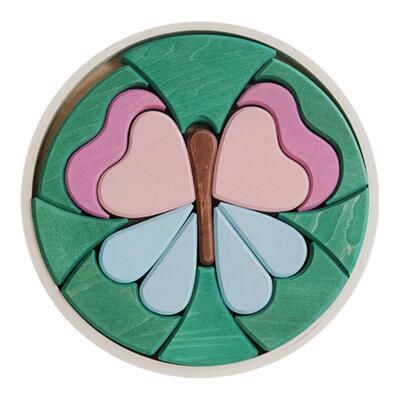 AVDAR婴幼儿实木立体蝴蝶拼图