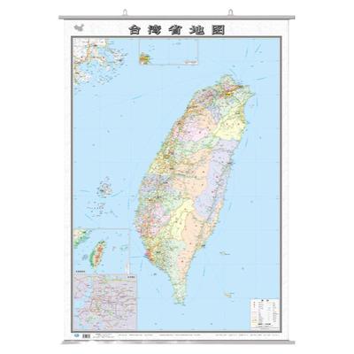 台湾省地图挂图 台湾地图 1.1米x0.8米 交通旅游图 地形图 高清 整张无拼接 商务办公学习办公室 客厅 双面覆膜防水2022年