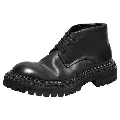 钧博马臀皮厚底增高防滑马丁靴