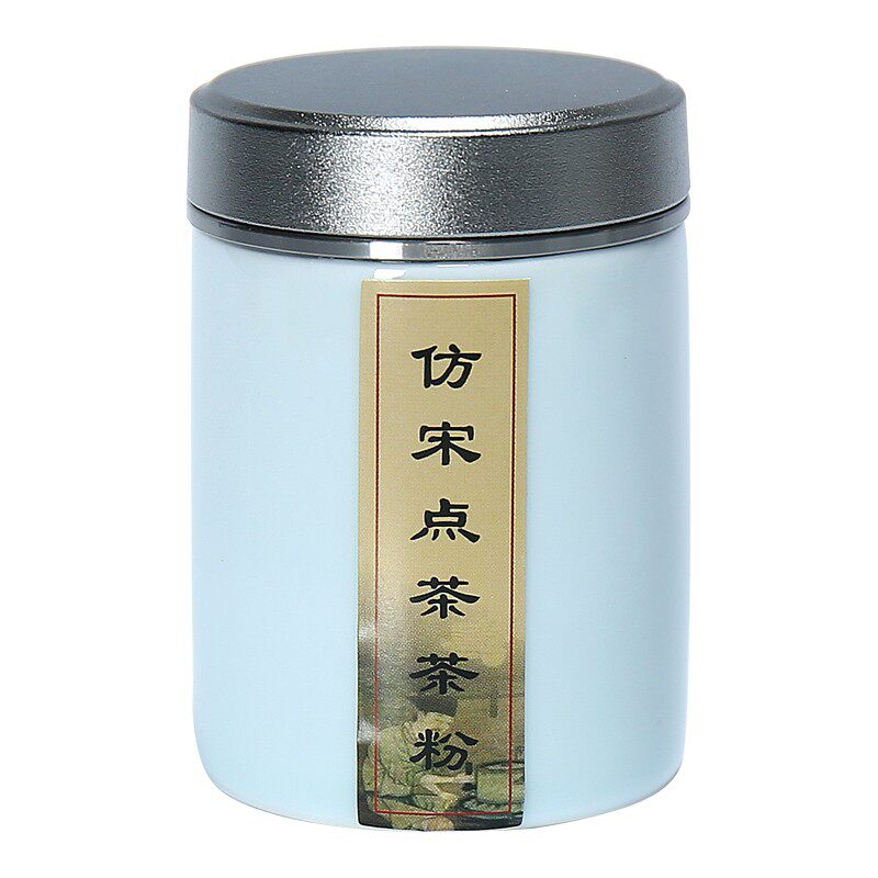 仿宋点茶白茶粉抹茶粉