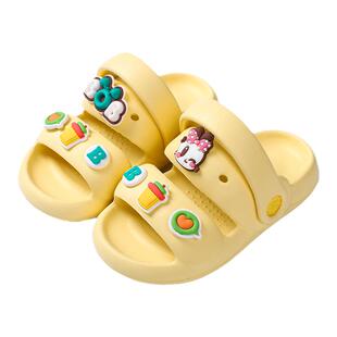 巴布豆儿童拖鞋宝宝夏季男童女童2岁1婴儿凉拖防滑凉鞋男宝一岁半