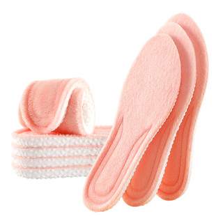 适用于特步运动鞋垫男女款式法兰绒冬季保暖加绒加厚零下40度防寒