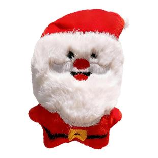 圣诞节礼物胸针可爱卡通圣诞毛绒玩偶别针毛衣围巾包包装饰小礼品