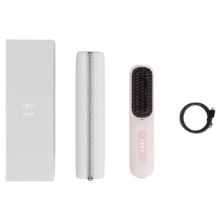 fifn无线直发梳高颅顶蓬松负离子便携直发夹板刘海梳子内扣卷发梳