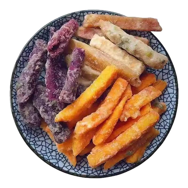 包邮潮汕反沙三味300g潮州小吃手信超赞香酥芋头条紫薯地瓜条零食