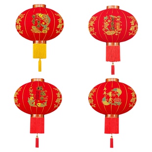 大红灯笼新款2026年中国风一对装阳台春节灯笼免插电挂饰高端灯笼