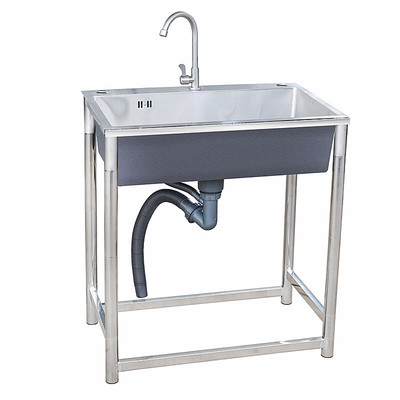 不锈钢材质全钢下水器支架带水槽