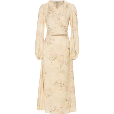 从那以后法式穿搭碎花连衣裙