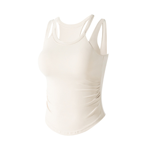 运动背心女带胸垫防震高强度瑜伽服上衣普拉提训练服套装健身内衣