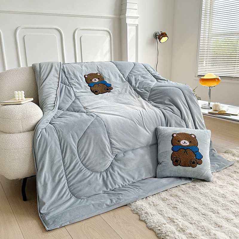 A类母婴级全绒抱枕被子两用二合一车载车用办公室午睡午休学生被