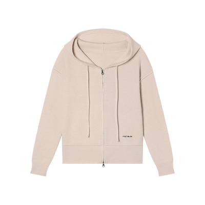 熙薇sivi德绒连帽卫衣女