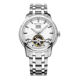 海鸥表男手表时尚镂空飞轮自动机械表钢带商务简约男士腕表409