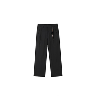 [垂顺抗皱设计感]伯爵卓尔宽松直筒西装裤秋冬季通勤休闲百搭裤子