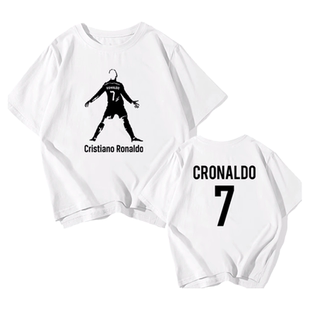 C罗t恤短袖罗纳尔多意甲足球运动CR7球迷服男女半袖衣服