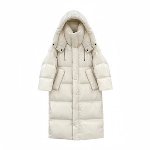 高级感洋气长款羽绒棉服女冬加厚2025韩系冬装新款宽松超好看袄子