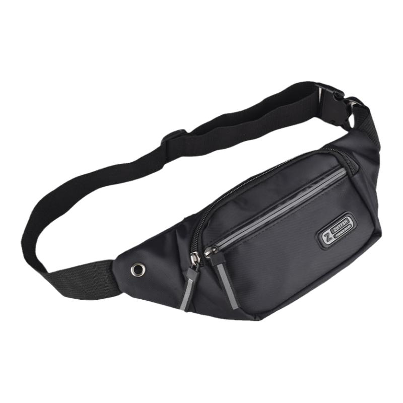 腰包多功能男士运动手机腰带大容量健身旅行装备超轻薄斜挎小胸包