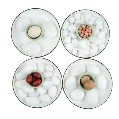 白色恶鹅卵石郁金香水培石头