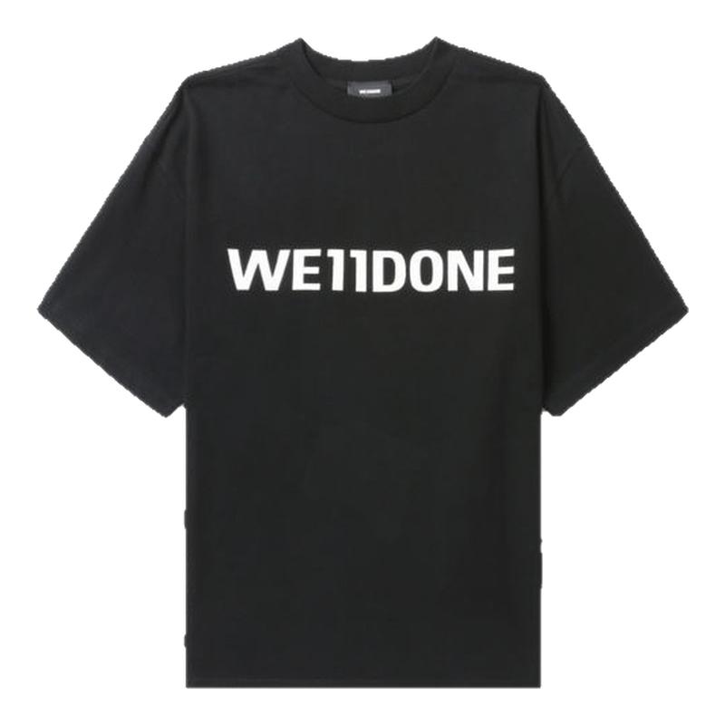 IT We11Done女装短袖T恤基础简约logo印花宽松半袖841UBKXJ