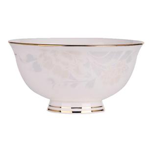 碗家用2025新款金边高脚碗米饭碗景德镇骨瓷碗陶瓷餐具吃饭碗面碗