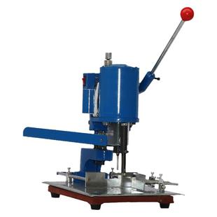 弘文150A电动吊牌打孔机 重型单孔塑料袋打洞器手动相册打眼机菜谱打孔器自动窗帘开孔器pvc钻洞机小型冲孔机