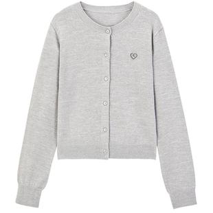 【7-day】乐町针织开衫秋冬新款高智风合体毛衣外套基础毛衫上衣